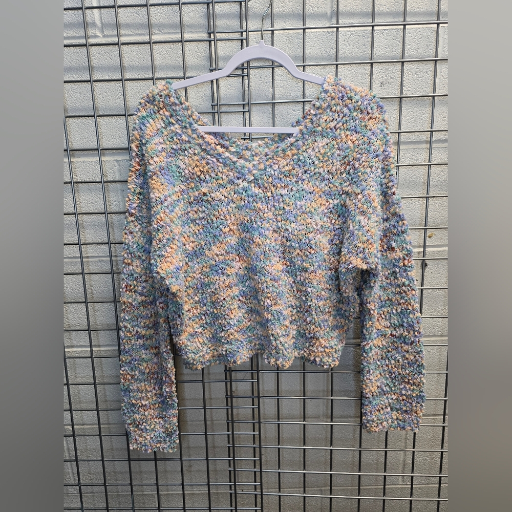Multicolor Knit Women's Sweater